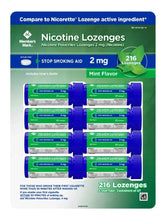 Cargar imagen en el visor de la galería, Pastillas De Nicotina 2 Mg C/216 Menta - Blister Membersmark
