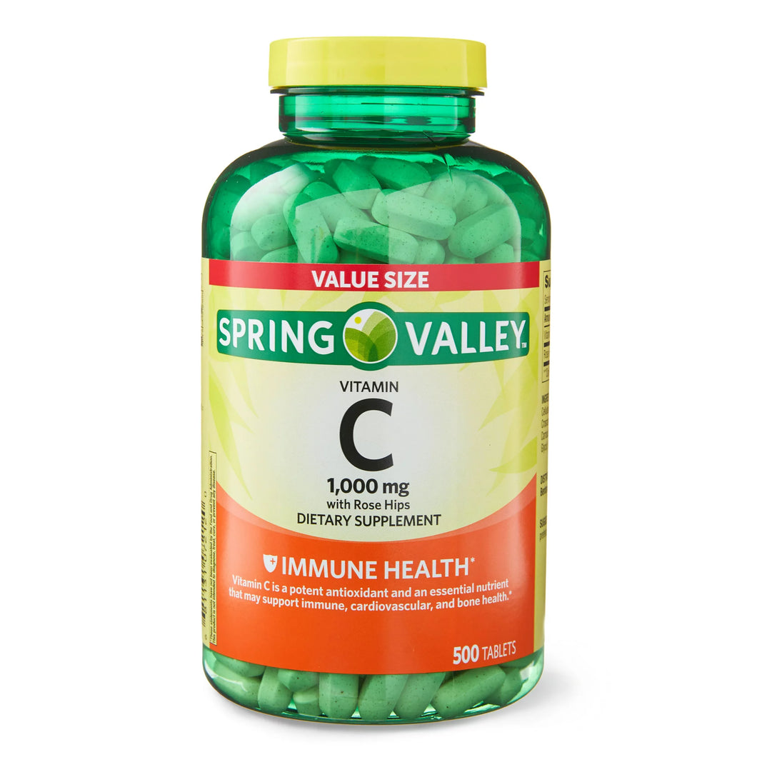 500 Vitamina C -- Spring Valley, 1000mg