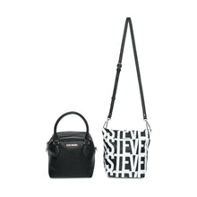 Cargar imagen en el visor de la galería, -- Steve Madden Bolsa Negra, con CrossBody Bamused -- ORIGINAL OUTLET
