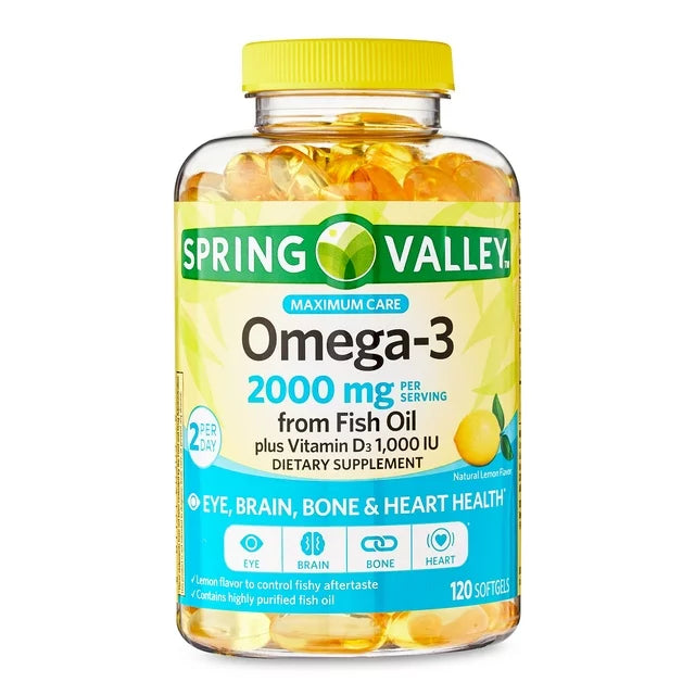 120 Omega 3, 2000mg, Spring Valley