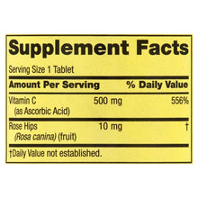 Cargar imagen en el visor de la galería, 250 VITAMINA C 500MG - SPRING VALLEY
