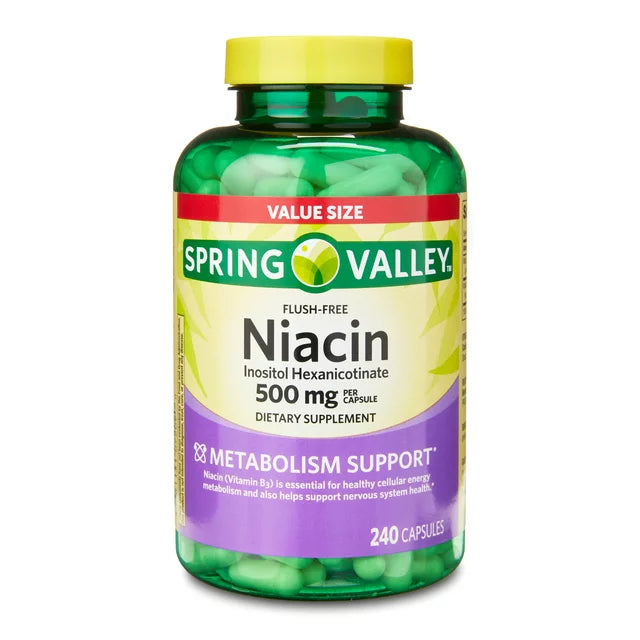 240 Niacina 500mg - Spring Valley