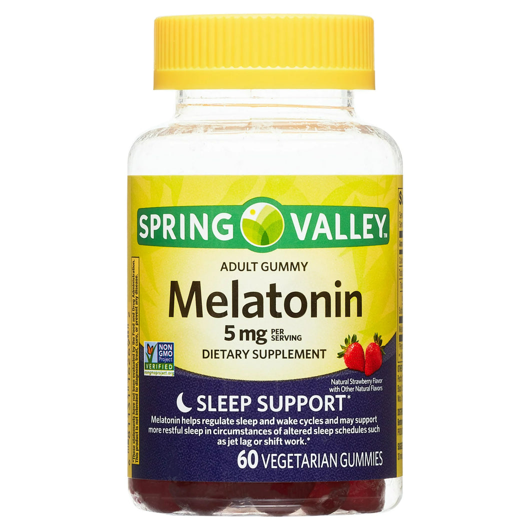 60 GOMITAS MELATONINA 5MG SPRING VALLEY