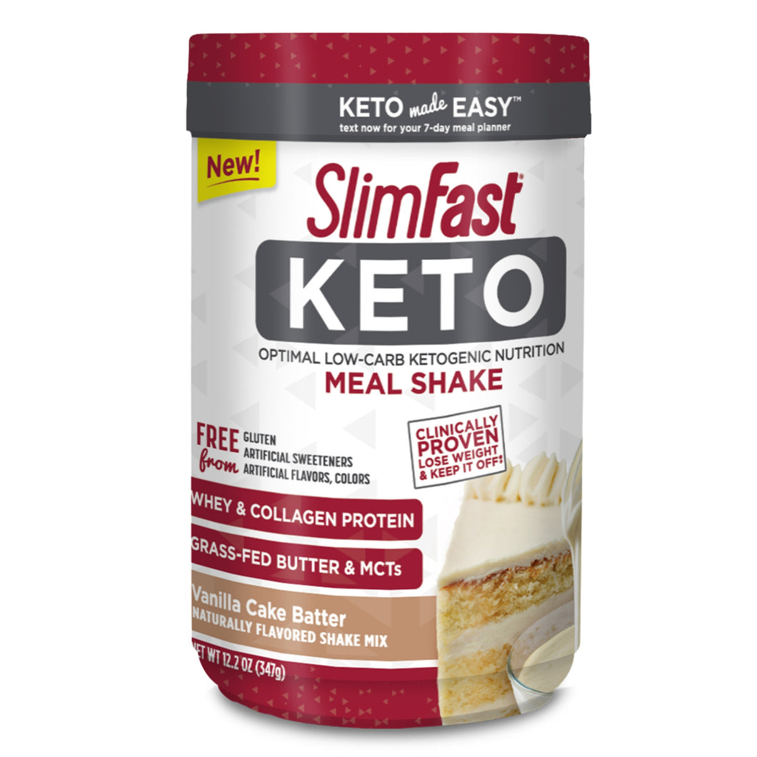 Slim Fast Keto Vainilla 379g 10 Porciones