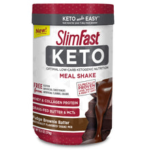 Cargar imagen en el visor de la galería, SlimFast Keto Brownie 379g 10 Porciones
