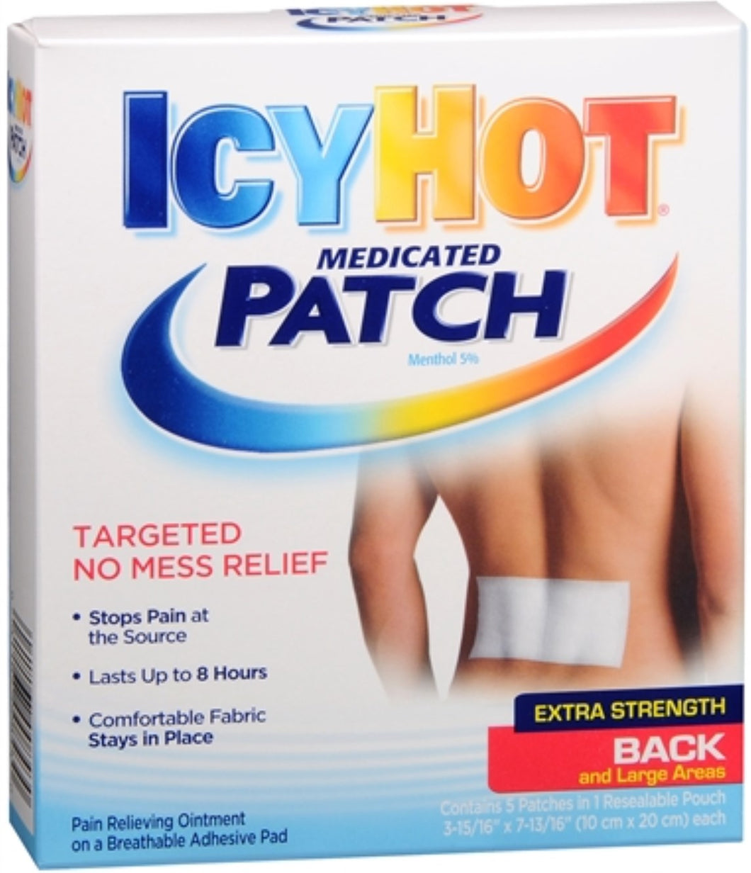 Parches Analgesico Icy Hot 10x20 Cms - 5 Pzas -