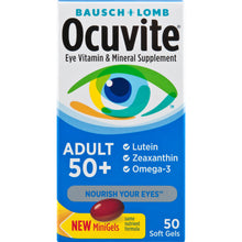 Cargar imagen en el visor de la galería, Ocuvite Vitaminas Ojos Adulto 50+ #50 Softgels Bausch Lomb
