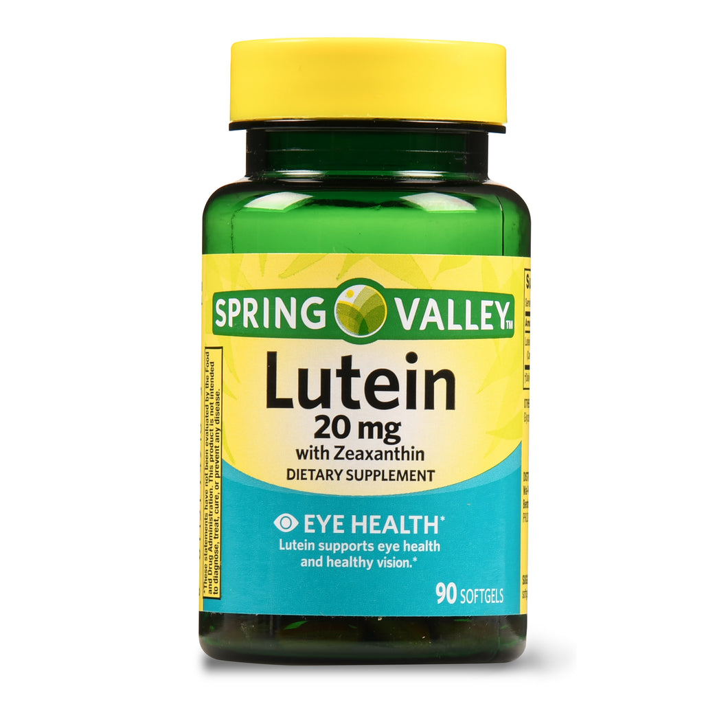 Luteina 20MG Spring Valley - 90 Softgel