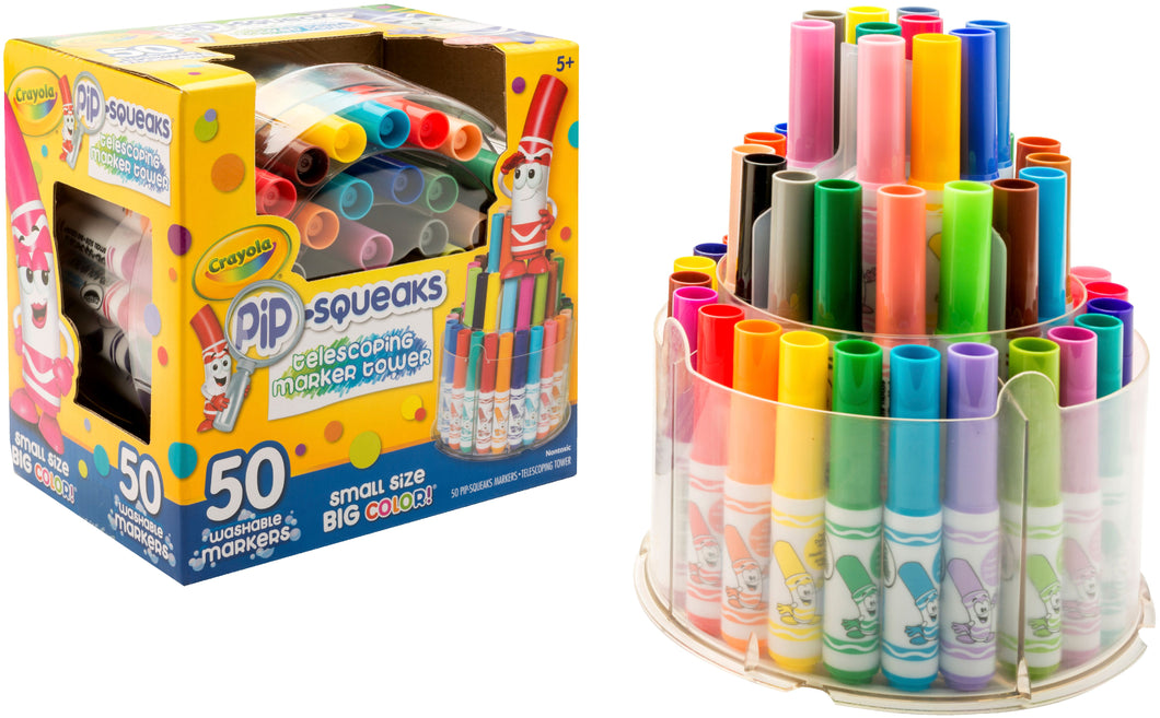 Crayola Pip-squeaks 50 Marcadores Lavables - Americano