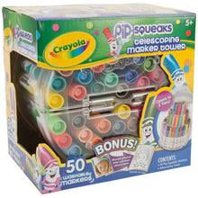 Cargar imagen en el visor de la galería, Crayola Pip-squeaks 50 Marcadores Lavables - Americano
