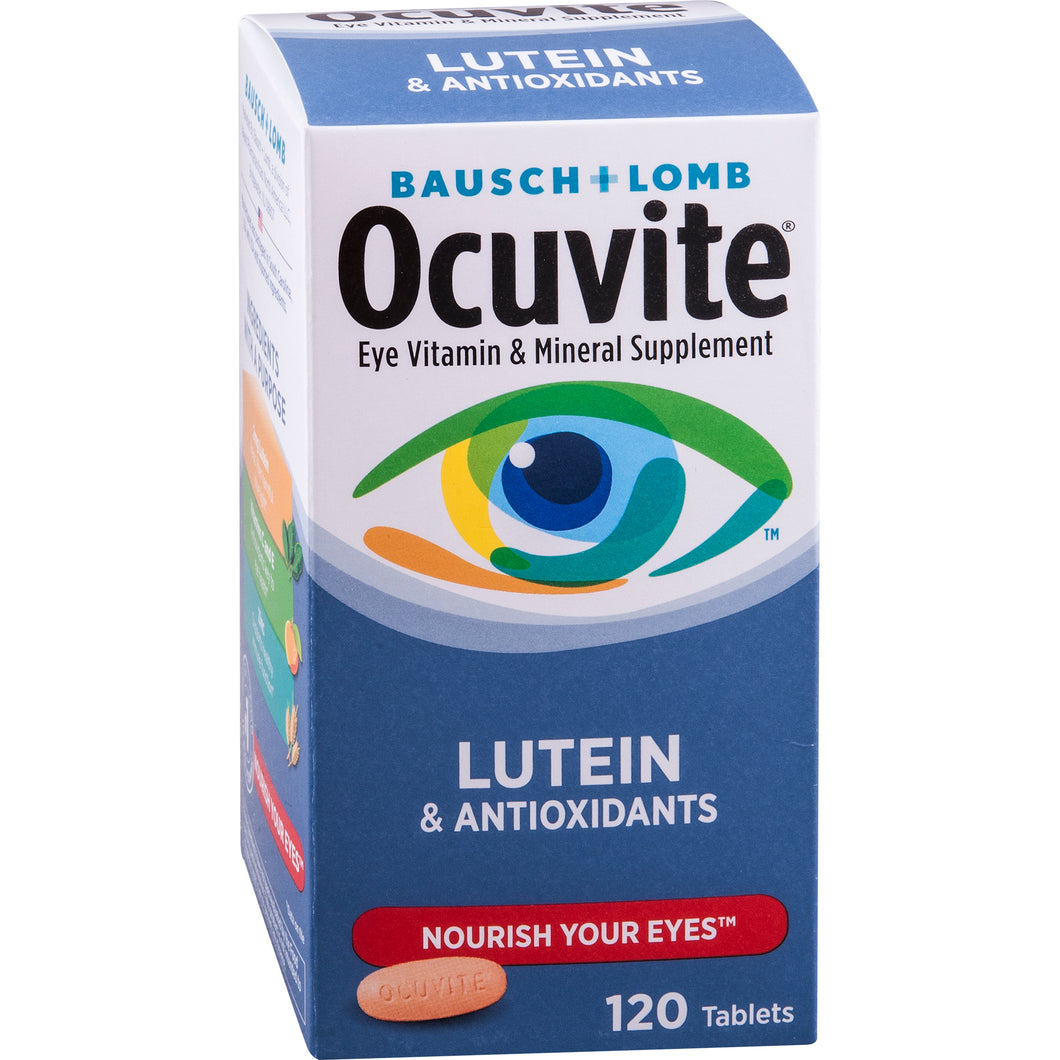 Ocuvite Vitaminas Ojos C/120 Caps Bausch Lomb