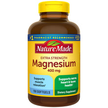 Cargar imagen en el visor de la galería, Nature Made Magnesio 400mg C/150 Softgel - Americanas
