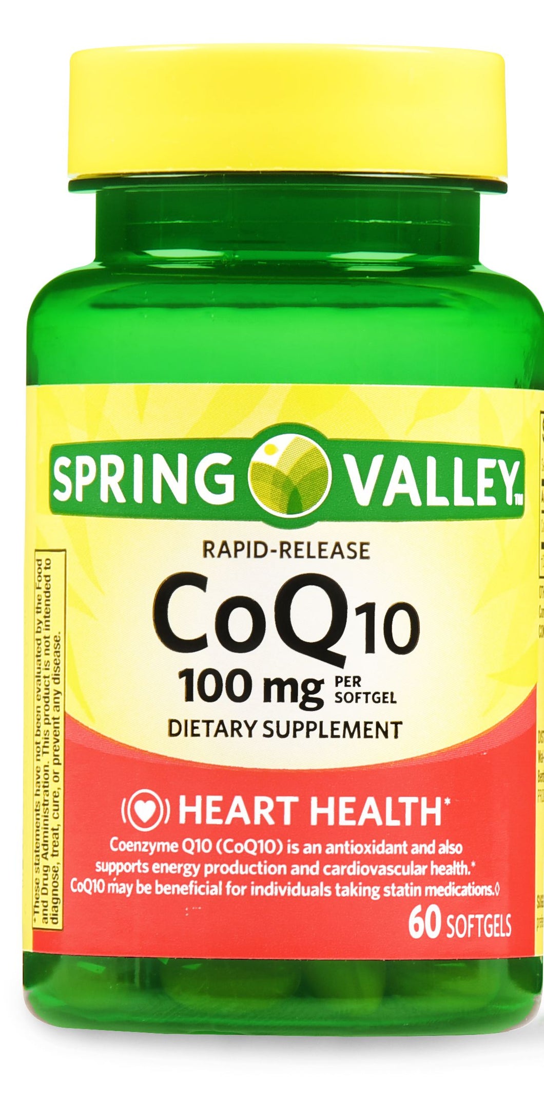 Spring Valley CoQ10 100mg C/60 Softgel