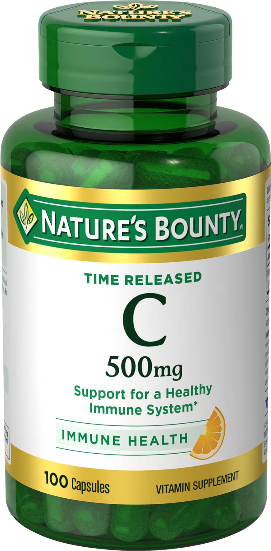 Natures Bounty Vitamina C 500mg c/100 caps * time released,