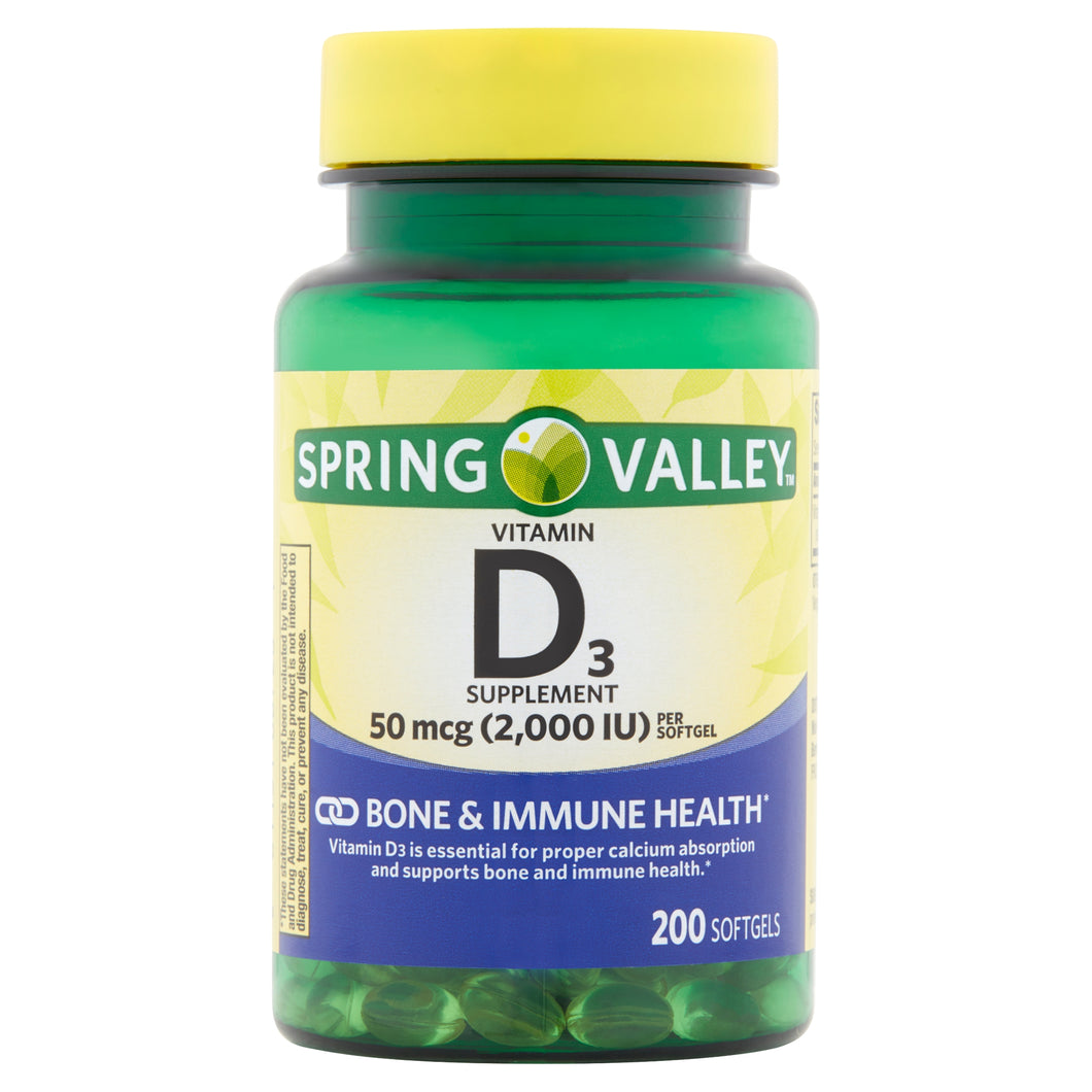 Spring Valley D3 2000iu c/200