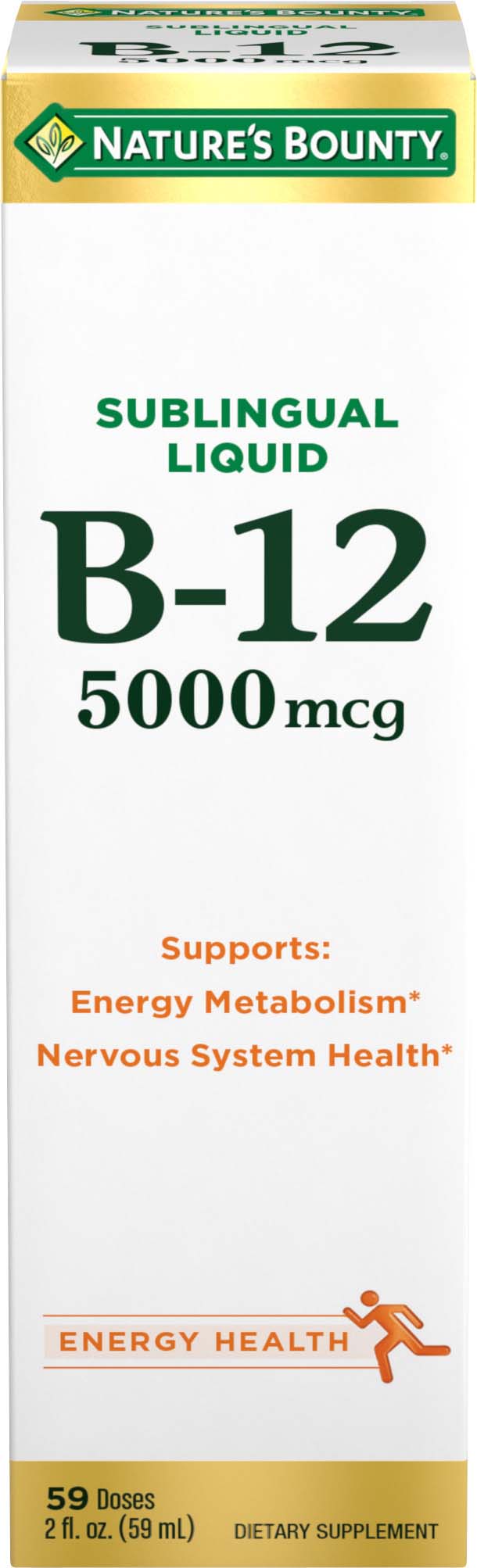 Vitamina B12 5000mcg Sublingual 59 Dosis - Natures Bounty