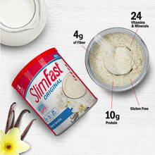 Cargar imagen en el visor de la galería, Slimfast Original Malteada Vainilla 364g - 14 Shakes
