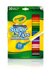 Cargar imagen en el visor de la galería, Crayola 20 SuperTips Marcadores Lavables
