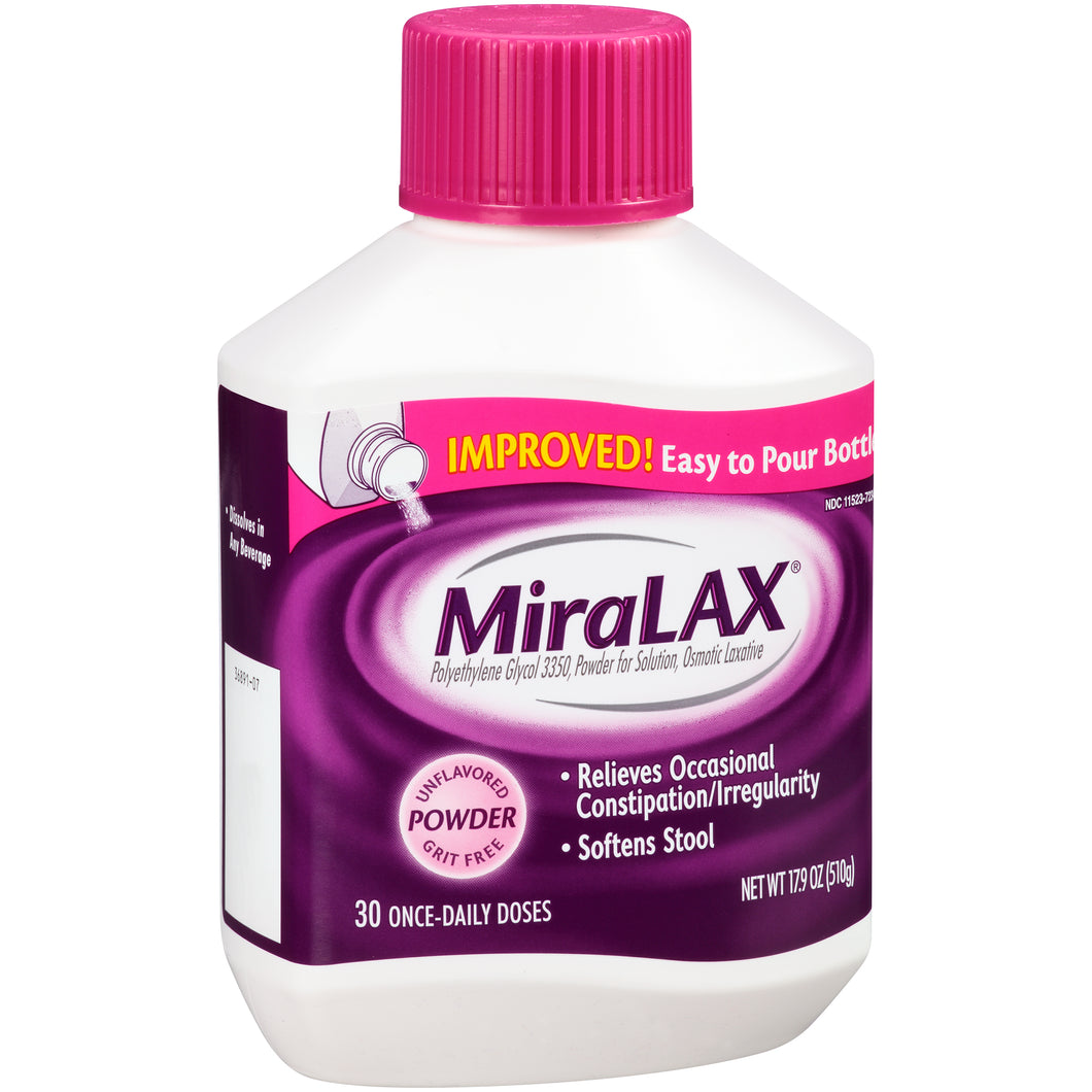 Miralax Laxante En Polvo 30 Dosis Importado