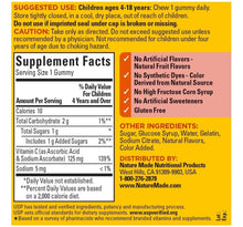 Cargar imagen en el visor de la galería, Nature Made Vitamina C 125mg. Niños C/60 Gomitas
