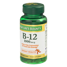 Cargar imagen en el visor de la galería, Vitamina B12 1000 Mcg -200 Tabs- Natures Bounty
