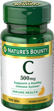 Cargar imagen en el visor de la galería, Natures Bounty Vitamina C 500mg C/100 Tab - Americanas
