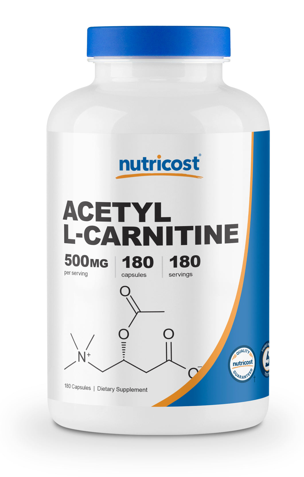 Nutricost Acetil L-Carnitina 500 mg c/180