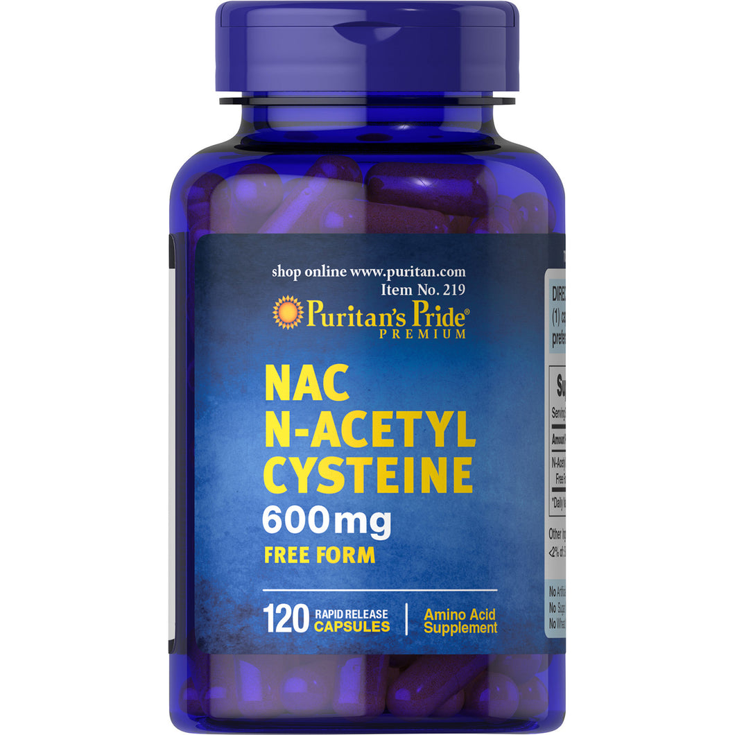 Puritan Pride Acetilcisteina 600mg C120