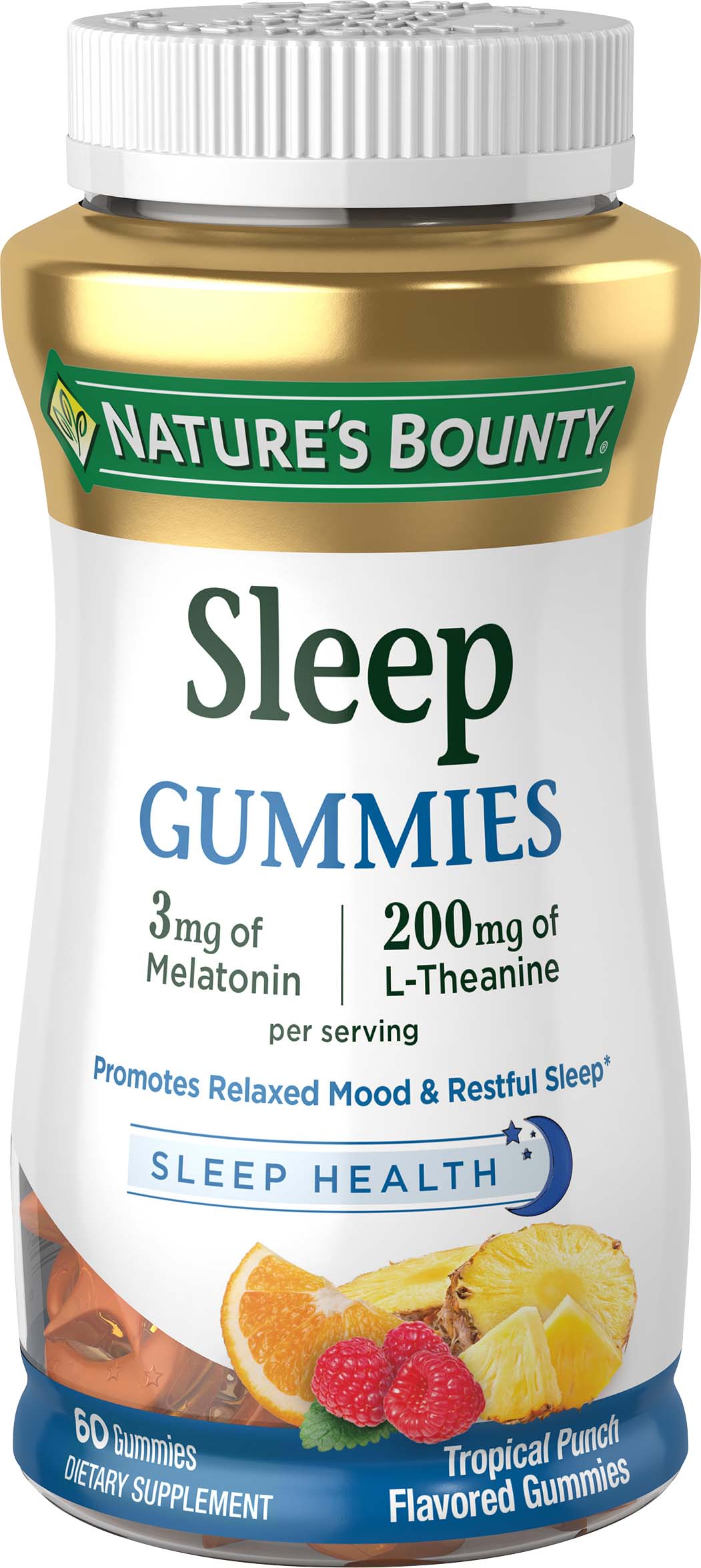 Natures Bounty Sleep Melatonina 3mg 60 Gomitas