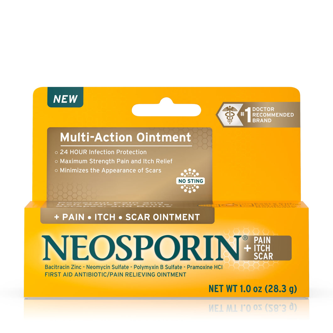 Neosporin Unguento 28.3g, Dolor + Picazon + Cicatrices