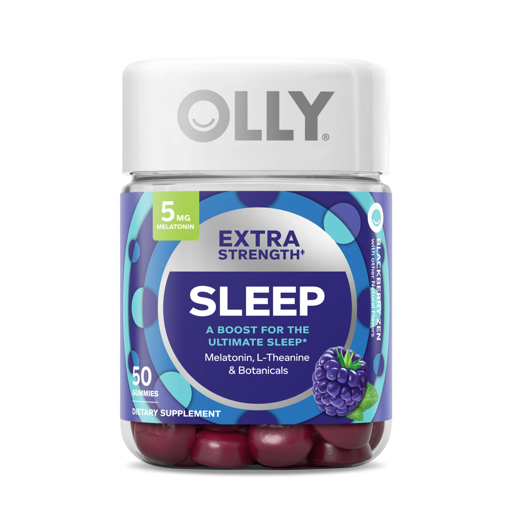 OLLY SLEEP 50 Gomitas Melatonina 5mg EXTRA STRENGTH