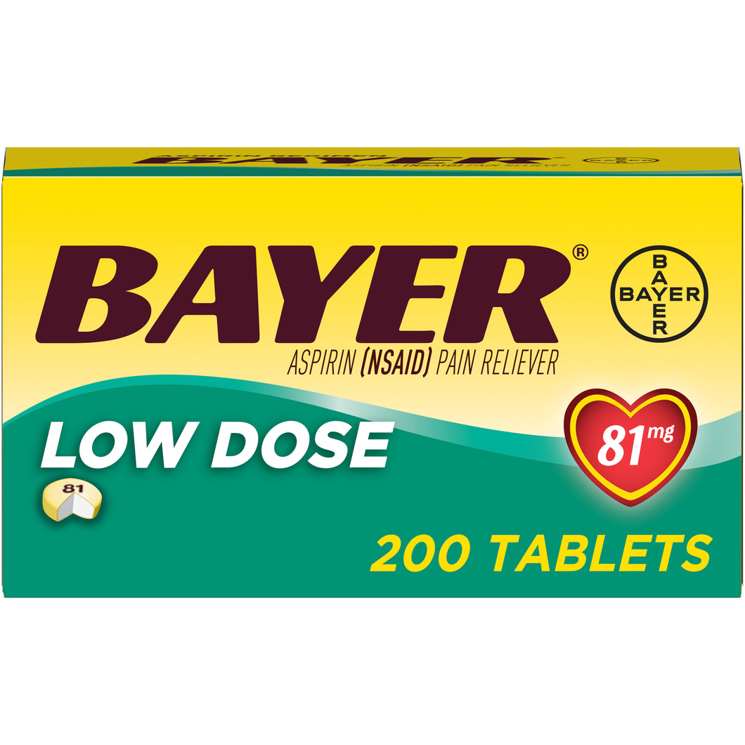 Aspirina Baja Dosis Bayer c/200  81mg