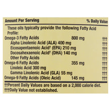 Cargar imagen en el visor de la galería, Omega Spring Valley Fish, Flax &amp; Borage Oil Softgels, 120 Softgel
