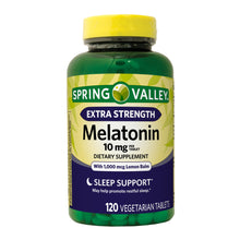 Cargar imagen en el visor de la galería, Melatonina 10mg c/120 Pastillas * Spring Valley
