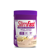 Cargar imagen en el visor de la galería, Copia de Slim Fast Diabetics 364g - 14 shakes - VAINILLA
